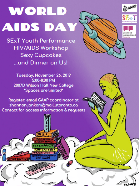 World AIDS Day event poster 2019